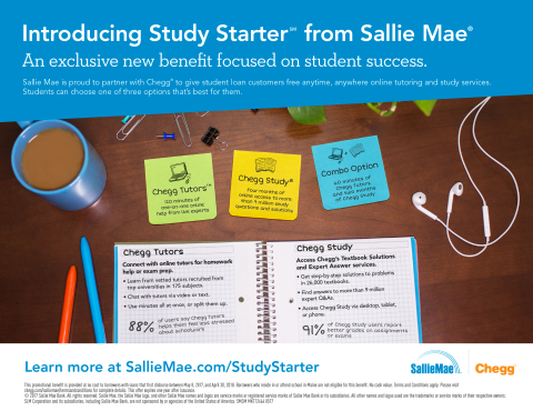 Study Starter from Sallie Mae: an exclusive new benefit focused on student success. (Graphic: Business Wire)