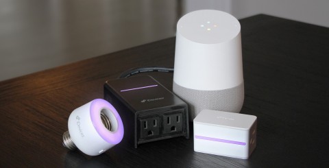 iDevices Socket, Outdoor Switch and Switch with Google Home (Photo: Business Wire)
