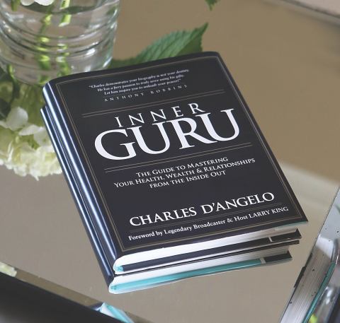 Following the success of his first book “Think and Grow Thin,” weight loss and life-coach author  Charles D’Angelo has released his second book “Inner Guru” with a foreword by legendary broadcaster Larry King and comments by Anthony Robbins. “Inner Guru” is now available on Amazon.com and in stores nationwide. (Photo: Business Wire)