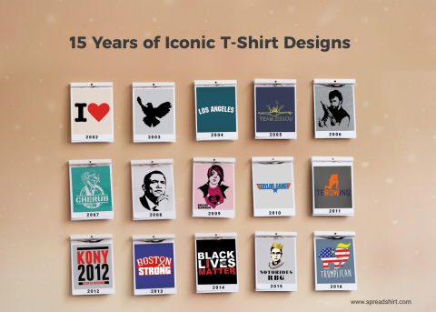 15 Years of Iconic T-Shirt Designs (Photo: Business Wire)