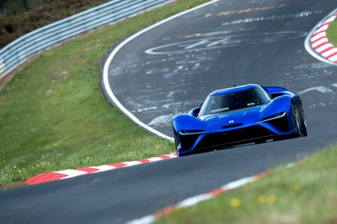 On May 12, 2017 NIO EP9 Breaks the Nurburgring Nordschleife Lap Record. (Photo: Business Wire)