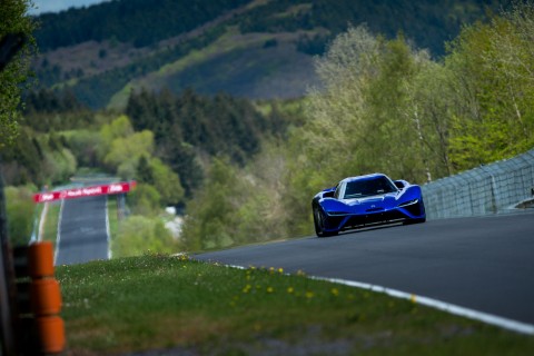 On May 12, 2017 NIO EP9 Breaks the Nurburgring Nordschleife Lap Record. (Photo: Business Wire)