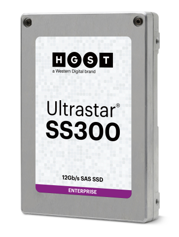 Western Digital introduces the HGST-branded Ultrastar SS300 12Gb SAS SSD. (Photo: Business Wire)