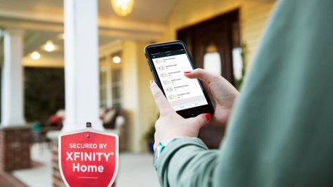 With the Xfinity Home app it’s easy to remotely turn lights on/off and set rules so lights automatically turn on when it gets dark outside or turn lights off when the home is armed for the night. (Photo: Business Wire)