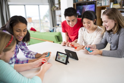 This is the second month in a row that Nintendo Switch has led the pack in video game hardware sales, following a record-breaking launch in March. (Photo: Business Wire)