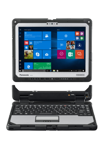The Toughbook 33 is a fully-rugged 2-in-1 detachable laptop. (Photo: Business Wire)