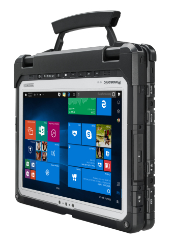 The Toughbook 33 is versatile as it can be turned into a tablet and popped into clamshell mode for easy transport. (Photo: Business Wire)