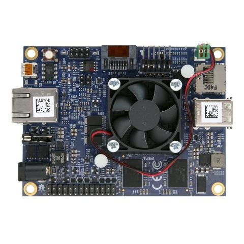 MinnowBoard Turbot quad-core is a small, low cost, powerful open source hardware board that supports most Linux operating systems, Windows® 10 IoT Core, and Android™. (Photo: Business Wire)