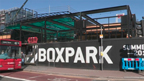 This project consisted of over 6000 square feet of insulation to be sprayed into the walls and ceilings for the new Croydon BoxPark. Shipping containers fitted out for food and drink vendors. (Video: Business Wire)
