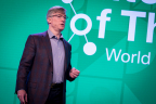Blake Moret, president and CEO of Rockwell Automation, explains how the Internet of Things impacts industrial productivity at Cisco’s IoT World Forum in London. (Photo Credit: Aidan Synnott)