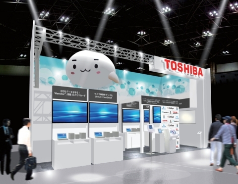 東芝ブース：「第4回 ライブ・エンターテイメント EXPO」（写真：ビジネスワイヤ）