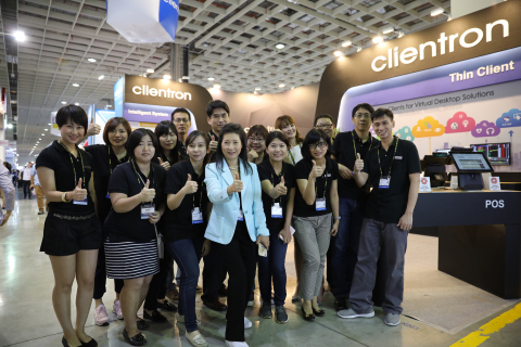 “Clientron presents its latest Thin Clients and POS solutions with multiple innovations at Computex 2017. Visitors can view the benefits of green technology, innovative design, and reliable quality that Clientron brings for your applications,” said Kelly Wu, CEO of Clientron. (Photo: Business Wire)