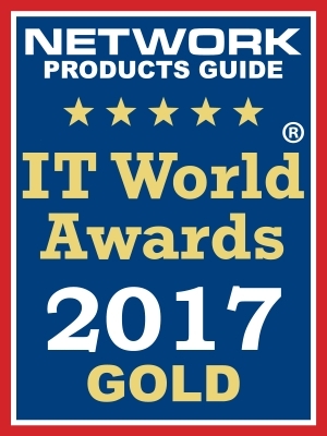 Network Products Guide, a leading technology research and advisory guide, has named Ixia CMO Marie Hattar, Ixia Vision ONE™, and Ixia Developer™ Gold winners in the 12th Annual 2017 IT World Awards® in the categories of Executive of the Year, Security Software, and Network Intelligence, respectively. (Graphic: Business Wire)