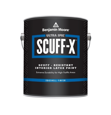 Benjamin Moore introduced Ultra Spec SCUFF-X, the first-of-its kind, one-component interior latex paint engineered specifically to resist scuffmarks in high-traffic, commercial environments. (Photo: Business Wire)