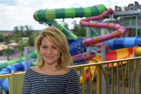 Candace Cameron Bure at Kalahari Resorts in Sandusky, Ohio. Just in time for summer, the resort has added new attractions at all locations nationwide. (Photo: Business Wire)