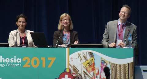 Dr. Claudia Höhne, Dr. Karin Becke and Dr. Michael Brackhahn from the ESA (Photo: Business Wire)