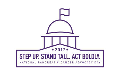 National Pancreatic Cancer Advocacy Day is the largest single gathering of people committed to fighting pancreatic cancer in the country. Step Up. Stand Tall. Act Boldly. June 19-20 in Washington, D.C. www.pancan.org/advocacyday (Graphic: Business Wire)