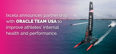 Ixcela Announces Partnership with ORACLE TEAM USA to Improve Athletes' Internal Health and Performance (Graphic: Business Wire)