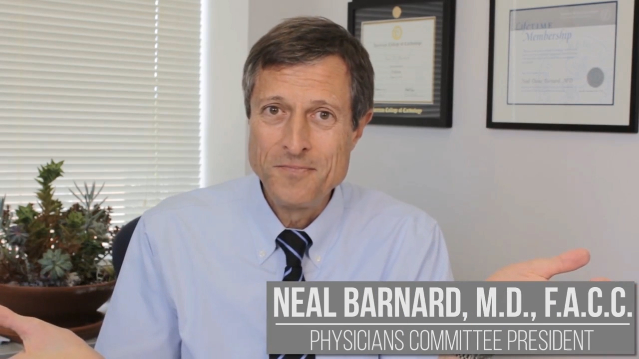 Study analysis with Neal Barnard, M.D., F.A.C.C.