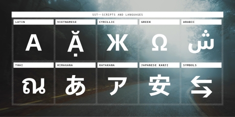 The SST typeface supports nearly 100 languages and offers a series of highly legible and clean tone designs, making it one of the most widely accessible and useable typefaces available. (Graphic: Business Wire)