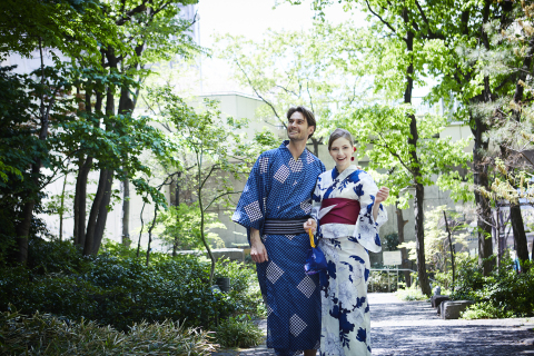 Starting June 13th, Keio Plaza Hotel Tokyo will allow guests to experience the comfort and style of wearing "yukata", Japan's casual kimono, for a day. (Photo: Business Wire)