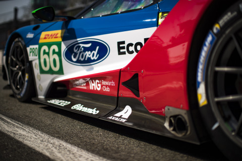 The Ford GT race cars feature Axalta’s iconic logo as they compete in both the full-season Internati ... 