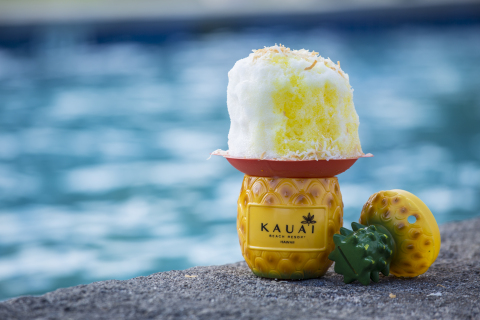 Summer Bites: Kauai’s Only Boozy Shave Ice is Hidden in This Hotel -  Ko Shave Ice – a hidden stand located poolside at Aqua Kauai Beach Resort – is Kauai’s only boozy shave ice shop that features a signature adult Piña Colada and Mai Tai shave ice with Koloa Rum. (Photo: Business Wire)