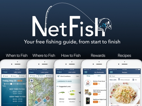 ReelSonar Releases New Fishing App, NetFish – Forever Changes the Sport of Fishing (Graphic: Business Wire)