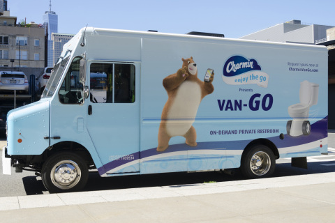 Charmin Van-GO will roll through New York City June 21 and June 22. (Photo: Business Wire)
