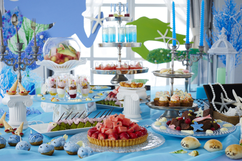 Keio Plaza Hotel Tokyo's "Princess Mermaid Sweets Buffet" will offer desserts patterned after various sea creatures reminiscent of characters from The Little Mermaid fairy tale. (Photo: Business Wire)