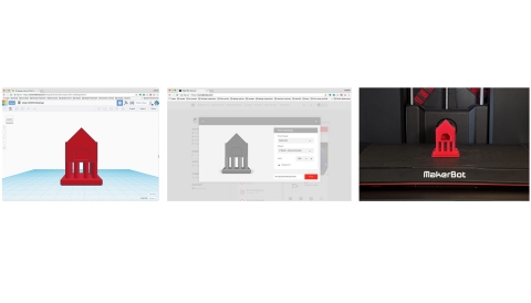 Go from 3D design in Tinkercad to 3D printing with My MakerBot (Photo: Business Wire)