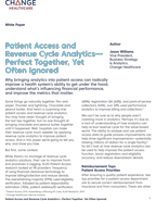 Patient Access and Revenue Cycle Analytics — Perfect Together, Yet Often Ignored