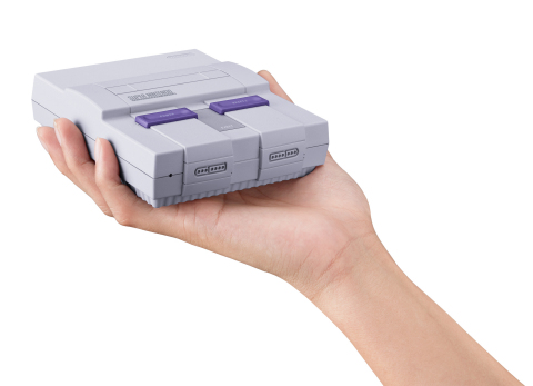 The Super Nintendo Entertainment System: Super NES Classic Edition has the same look and feel of the original system - only smaller - and comes pre-loaded with 21 incredible games. (Photo: Business Wire)