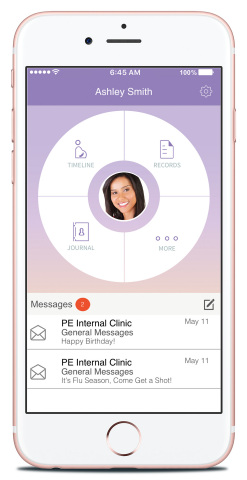 healow Mom Mobile App (Photo: Business Wire)