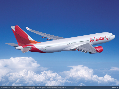 Avianca Brasil, one of Brazil’s fastest-growing airlines, now offers daily nonstop passenger flights between São Paulo (GRU) and Miami (MIA). Flights are serviced by Airbus A330-200 aircraft, which seats 238 passengers. (Photo: Business Wire)