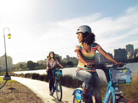 Ford, in collaboration with Motivate, is launching Ford GoBike – a regional bike-share network designed to enhance sustainable transportation in the San Francisco Bay Area. (Photo: Business Wire)