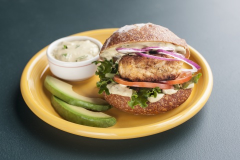 Crab Cake Sandwiches with California Avocado Remoulade (Photo: Business Wire) 