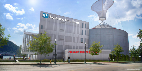 PPG and the PPG Foundation today announced contributions to Carnegie Science Center of Pittsburgh totaling $7.5 million. The largest donation in the center's history is earmarked for a new building that will be named the PPG Science Pavilion. (Photo: Business Wire)