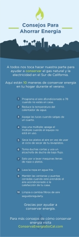 Por medio de la educación y eventos programados, así como del esfuerzo colectivo de residentes, empresas y agencias, Energy Providers of Southern California tiene el propósito de convertir el 2017 en otro año exitoso en materia de conservación. (Graphic: Business Wire)