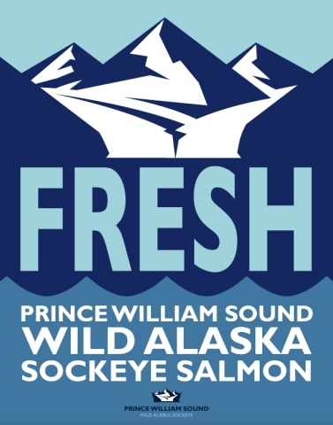 Point of Sale materials available to retailers to support in-store promotions of Prince William Sound salmon (Graphic: Business Wire)