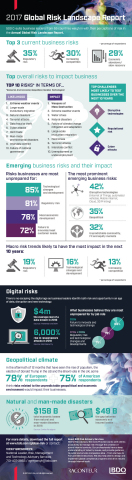 2017 Global Risk Landscape Study infographic (Graphic: Business Wire)