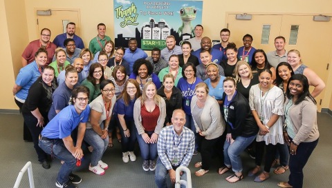 GEICO's Indianapolis team celebrates being a named a Top Workplace for three consecutive years. (Photo: Business Wire)