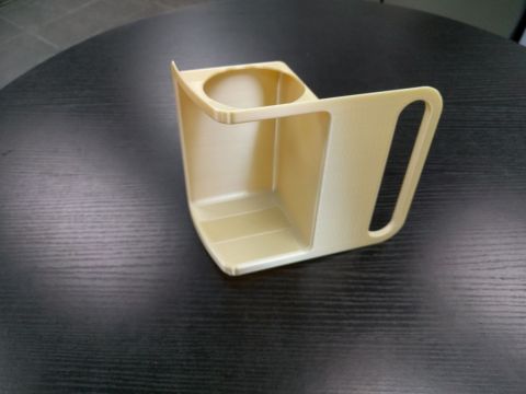 Final first class lavatory part, 3D printed in ULTEM 9085 material with the Stratasys Fortus 900mc Aircraft Interiors Certification Solution (Photo: Business Wire)