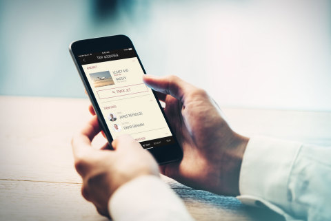 The new Flexjet App for iPhone elevates the fractional aircraft ownership experience, and brings the world-class Flexjet standard of service to smartphone. (Photo: Business Wire)