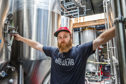 Head Brewer Nick Crandall will lead brewing operations at Redhook Brewlab. (Photo: Business Wire)