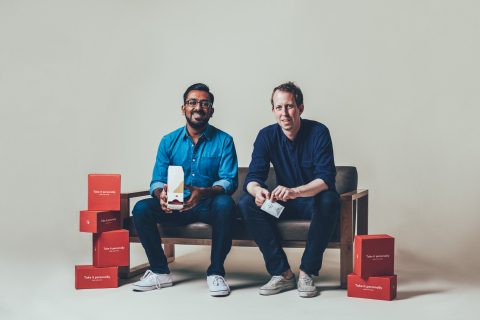 Akash Shah, Co-founder and Head of Product, and Craig Elbert, CEO and Co-founder, Care/of. (Photo: Business Wire)