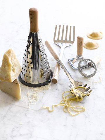 Giada collaborated with Williams Sonoma to design the ideal pasta tools for preparing and serving pasta meals. Prices range from $19.95-24.95. (Photo: Business Wire)