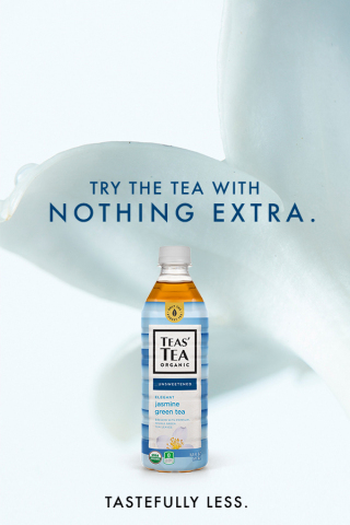 TEAS' TEA Organic Launches "Tastefully Less" National Media Campaign (Photo: Business Wire)