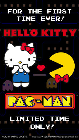 When Pac-Man Met Hello Kitty: '80s Icons Join Forces in Mobile Game,  Merchandise Tie-Up