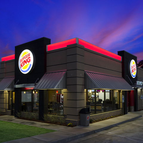 Lektron LED Technologies' red light band illuminates 5,000 Burger King restaurants across North America. (Photo: Business Wire)